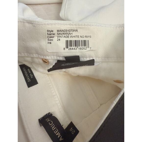 Modern American Jeans Women's Sz 24 Savannah High Wide Vintage Fit Denim - Picture 6 of 9